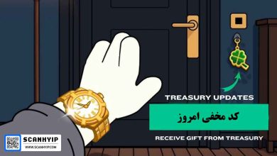 ایردراپ جدید Treasury | توکن رایگان با ربات تلگرام + کدهای مخفی روزانه