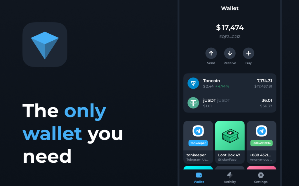 کیف پول تون‌کیپر (Tonkeeper Wallet)