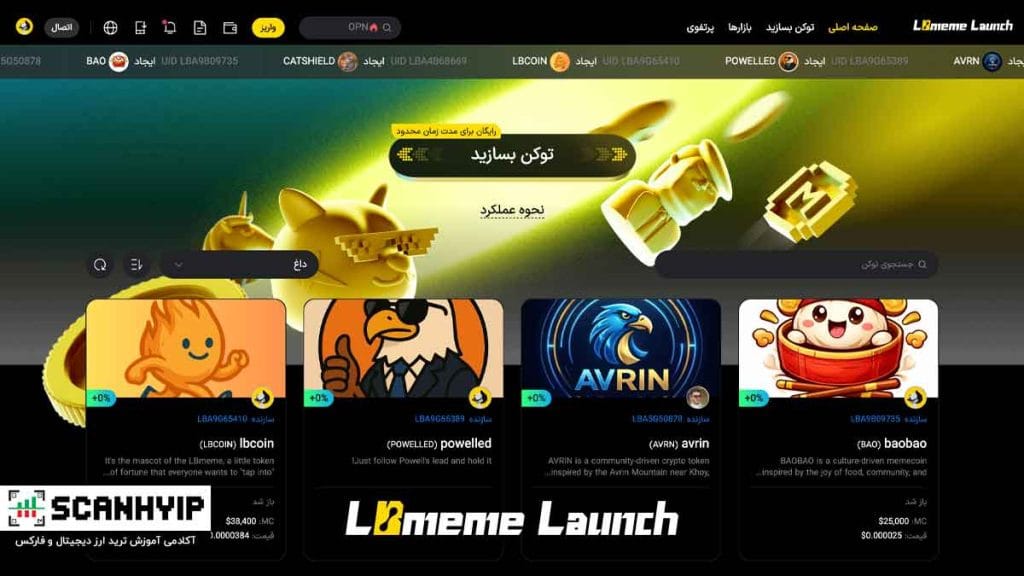 صرافی ال بانک LBank منتخب ایرانی ها برای بازار میم کوین 24 عرضه اولیه میمکوینها در LBmeme ال بانک