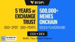 BYDFi MoonX معاملات غیرمتمکز در صرافی بی وای دیفای