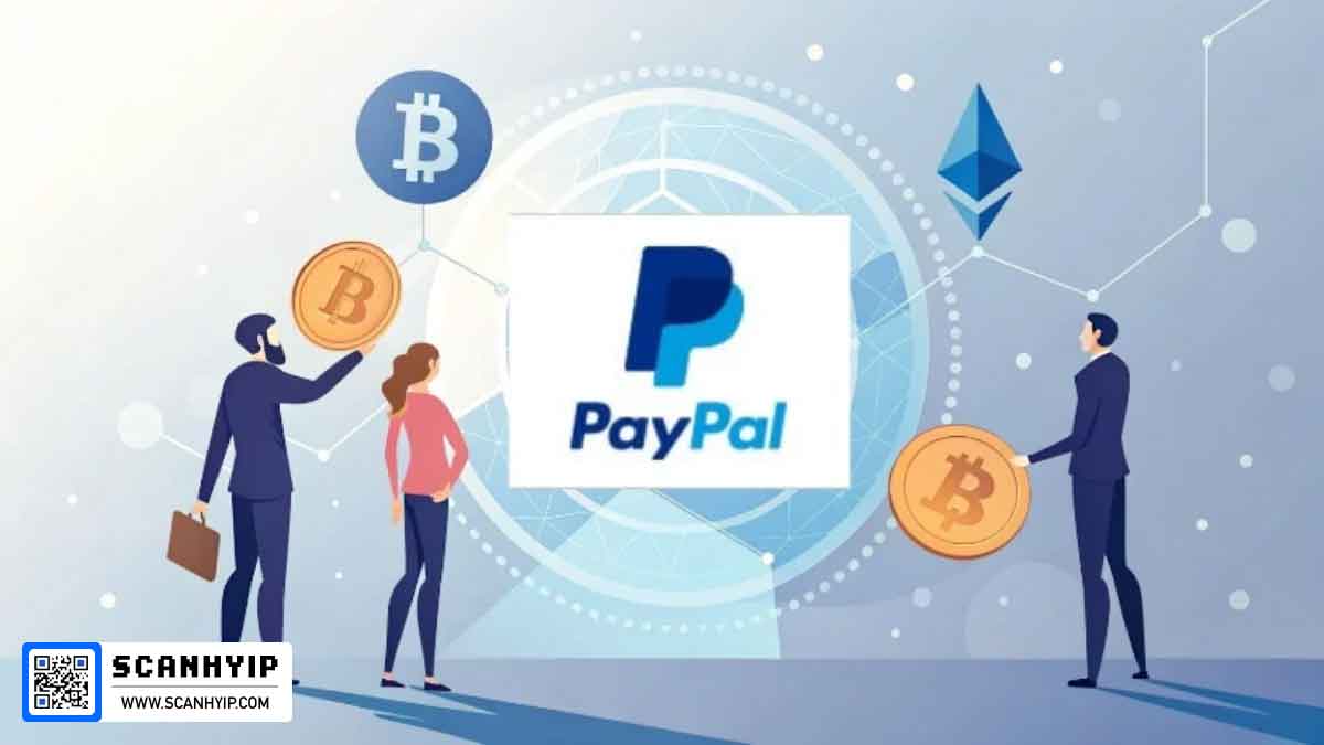 ارسال بیت‌کوین و اتریوم با پی‌پال آسان‌تر شد | ۲۰۲۵