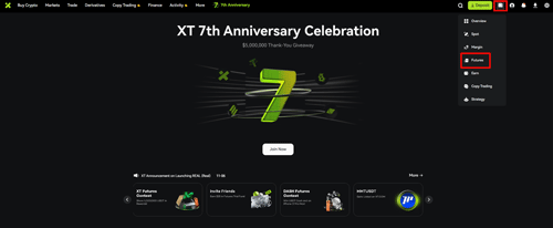 آموزش فیوچرز در صرافی ایکس تی