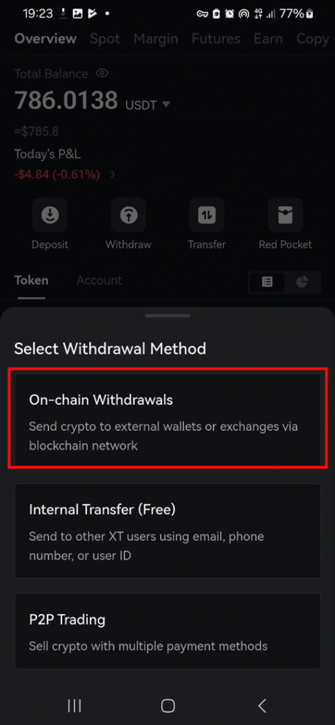 آموزش اپلیکیشن صرافی ایکس تی 2025 9 آموزش اپلیکیشن صرافی ایکس تی 2025