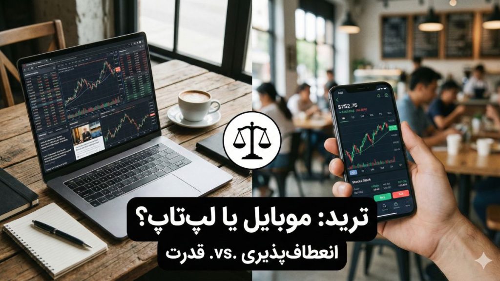 شروع ترید ارز دیجیتال در ایران؛ راهنمای ۰ تا ۱۰۰ 2 گوشی موبایل یا لپتاپ؟ کدام برای ترید بهتر است؟