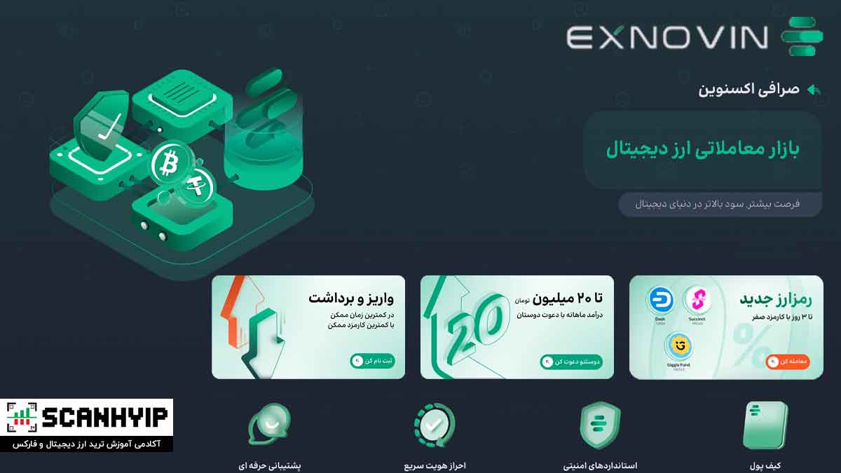 آیا صرافی اکسنوین معتبر است؟ بررسی مزایا، معایب، کارمزدها 1 آیا صرافی اکسنوین معتبر است؟ بررسی مزایا، معایب، کارمزدها