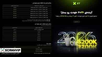 بونوس صرافی XT: فیوچرز 200 هزار دلاری ۲۰۲۶ 5 جشنواره صرافی ایکس تی XT فیوچرز 200 هزار دلاری