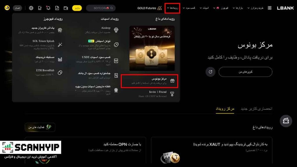  مراحل شرکت در رویدادهای ال بانک و دریافت کوپن‌ها