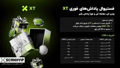 کمپین پاداش آنی صرافی XT تا 1k بونوس 1 کمپین پاداش آنی صرافی XT تا 1k بونوس