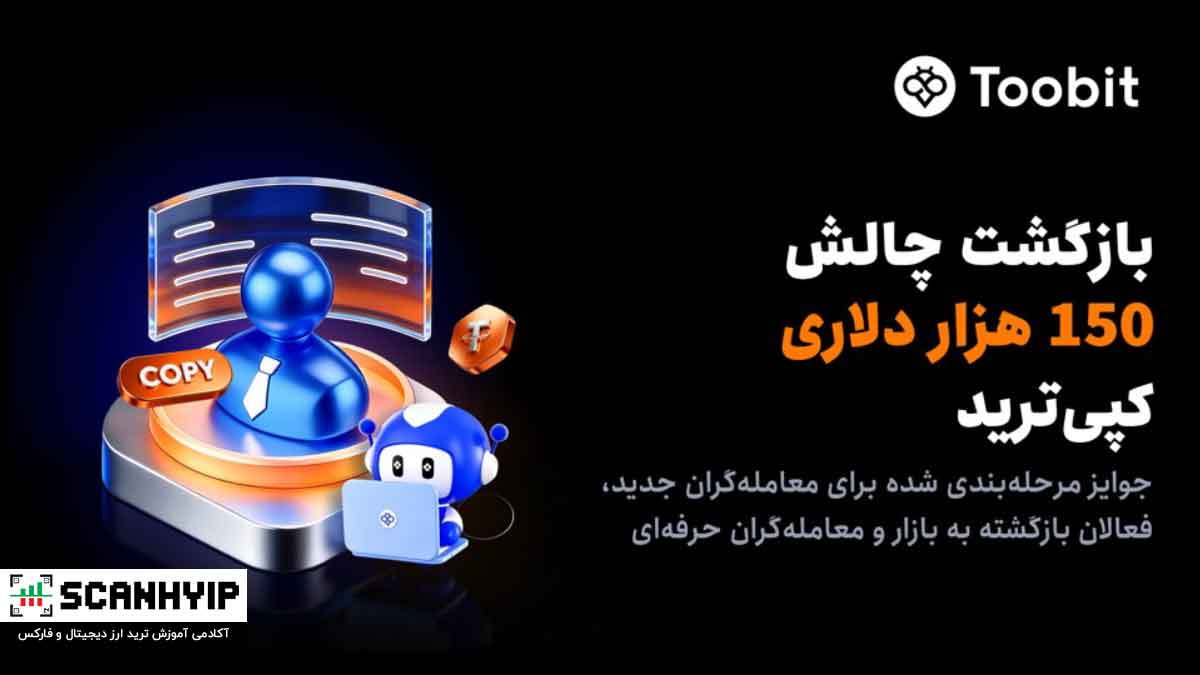 بازگشت چالش 150 هزار دلاری معاملات کپیترید Toobit در ماه جولای