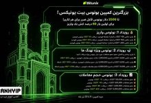 کمپین بونوس بیت یونیکس تا ۲۵۰۰ دلار بونوس قابل ضرر