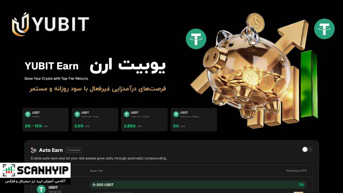 یوبیت ارن (YUBIT Earn) و فرصت‌های درآمدزایی