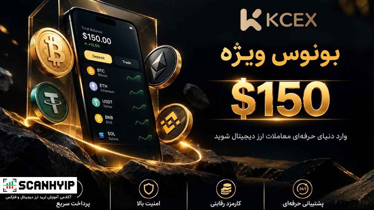 بونوس ویژه ۱۵۰ دلاری صرافی KCEX