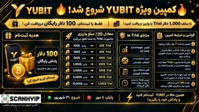 بونوس یوبیت ۱۰۰ دلار ثبت نام و ۱۰۰۰ دلار تریال بدون محدودیت